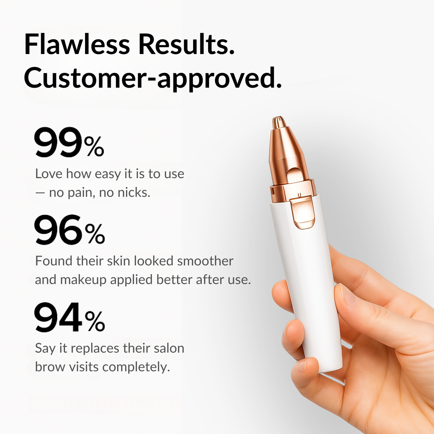 Kivara SmoothSkin Brow & Face Trimmer